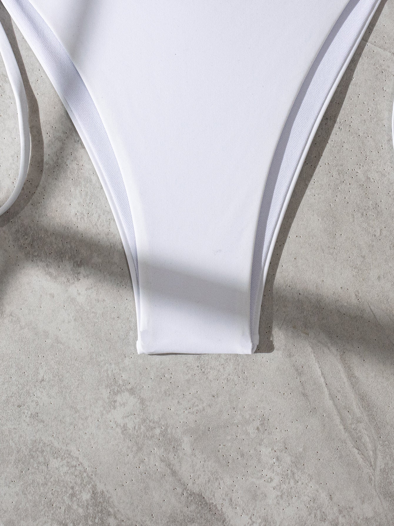 Women Seperated Swimwear Solid Color Plush Bandage Sexy Swimsuit Bikini - kinko Global Holdings inc