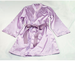Summer Sexy Lingerie Casual Comfortable Nightgown Cardigan Lace up Artificial Silk Home Wear Sexy Bathrobe