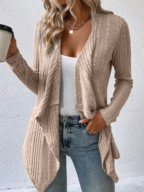 Cardigan Long Sleeve Sweater Casual Women's Clothing - kinko