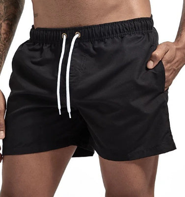 Wrap men's shorts, home pants, smooth beach pants, slim pants, shorts