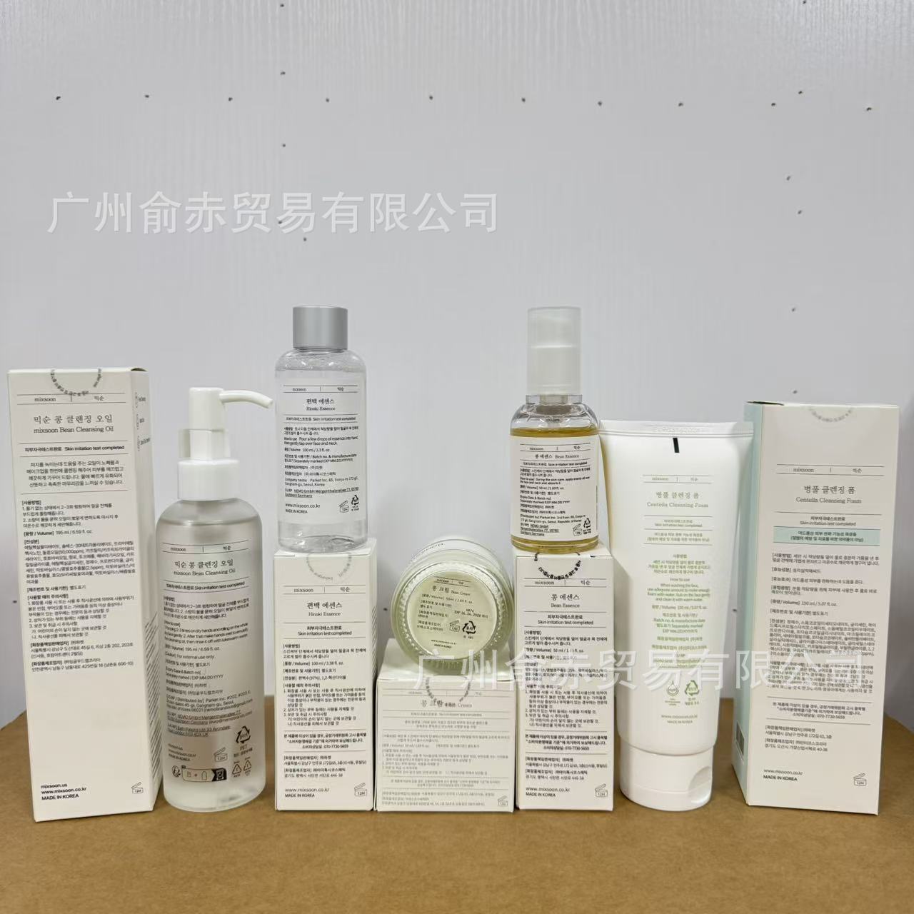 mixsoon series soy-based sour Face cream, Essence, Toner, Facial Cleanser and Makeup Remover oil - kinko Global Holdings inc