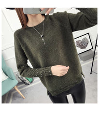 The new fall/winter pullover sweater Korean style beaded