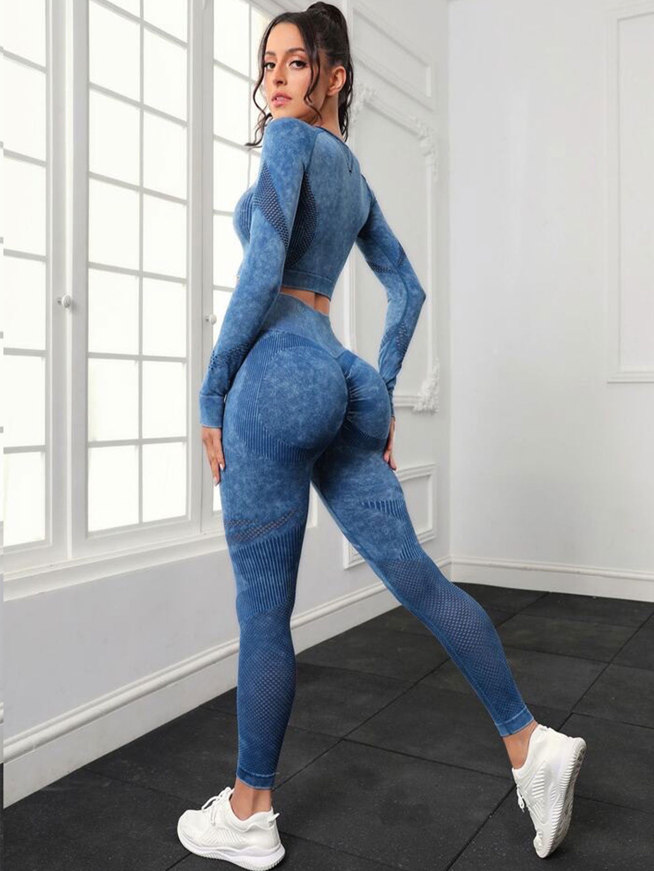 4PACK Active Yoga Pants Women's Yoga Pants - kinko