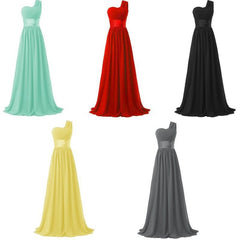 Long Multi-color Banquet Evening Dress - kinko
