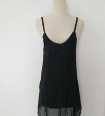 Summer European station new women's dresses Europe and the United States hot low-cut big swing strap short skirt - kinko