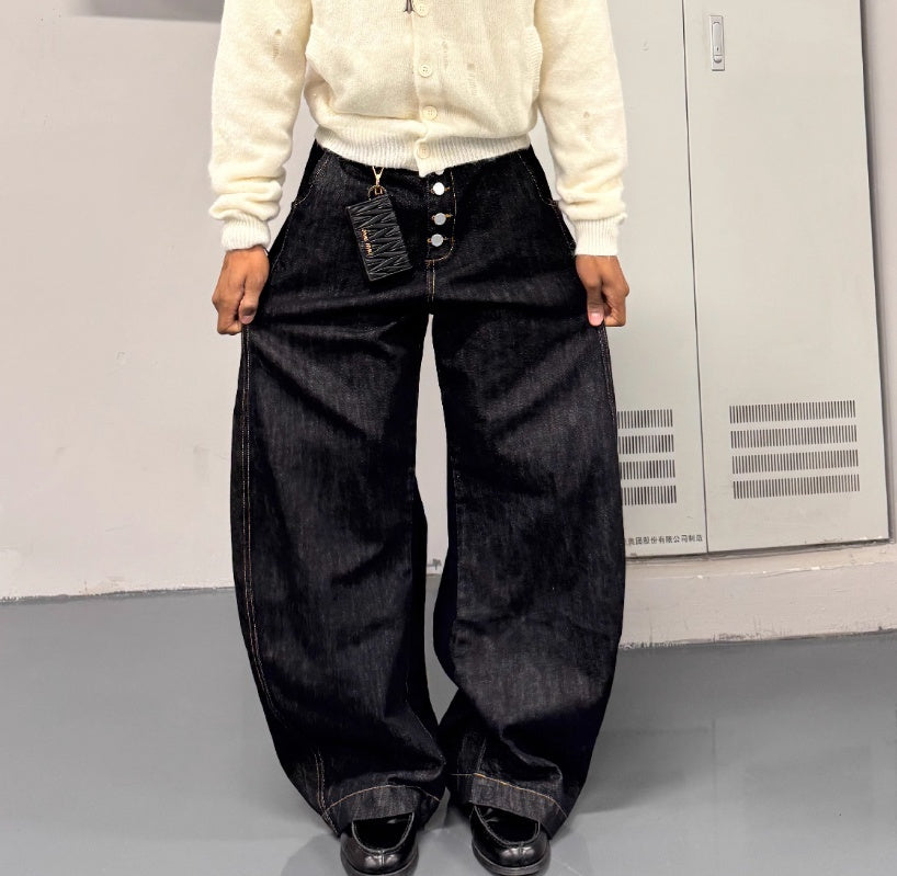 Curved Blade Shaped Original Beef Jeans - kinko