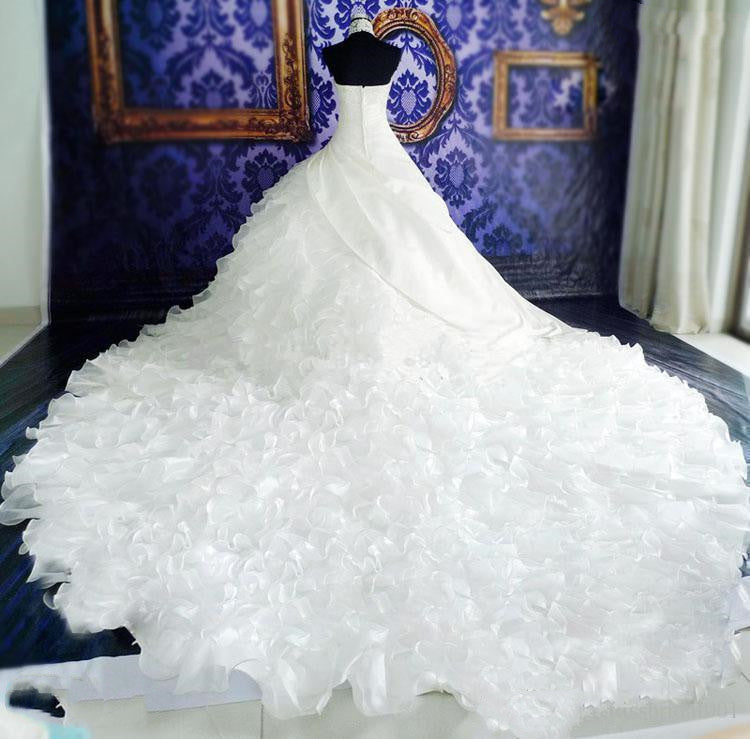 Wedding Dress Wholesale High-end Dress With Big Tail - kinko