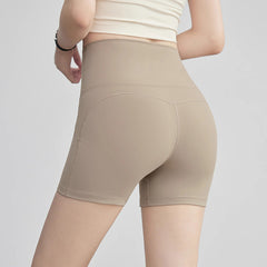 Yoga Shorts For Women High Top Sports Cycling Pants