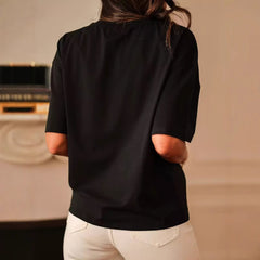 Round Neck Short-sleeved Top Women's - kinko