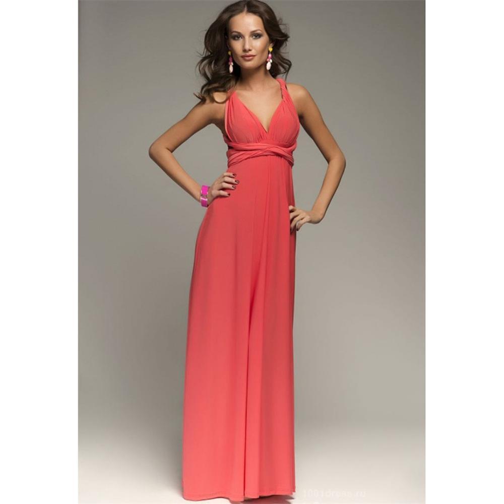 Cross Backless Tied Dress Long Dress - kinko