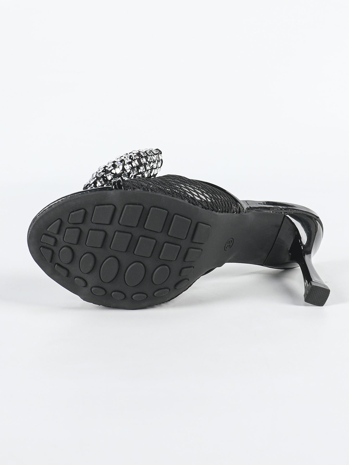 Summer 9cm High Heel Stiletto Mesh Slippers Women Sandals Open Toe Bow Women Shoes - kinko Global Holdings inc