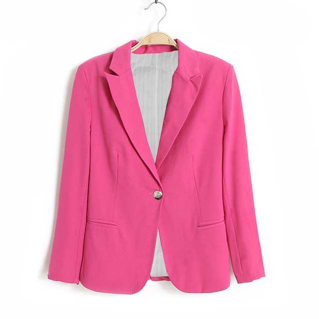 Office Ladies Black Formal Blazer Women Work Suit - kinko