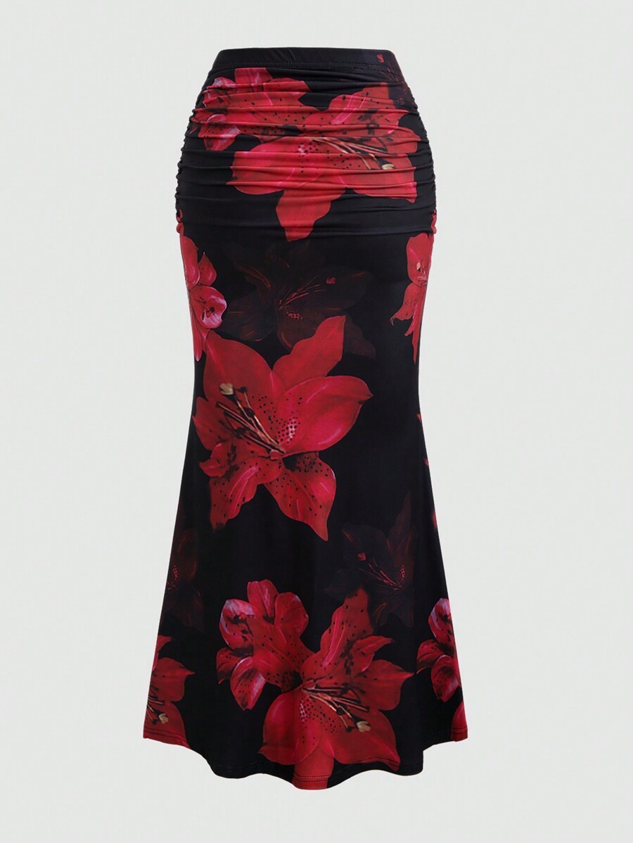 A- Line Skirt Leisure Vacation Long Women's Clothing - kinko