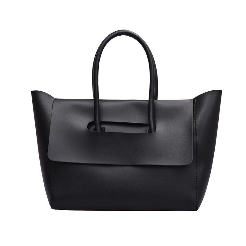Fashion Women Shoulder Bags Large Capacity Handbags Simple Retro Tote Bags Solid Color Famous Brand High Quality Bags - kinko Global Holdings inc