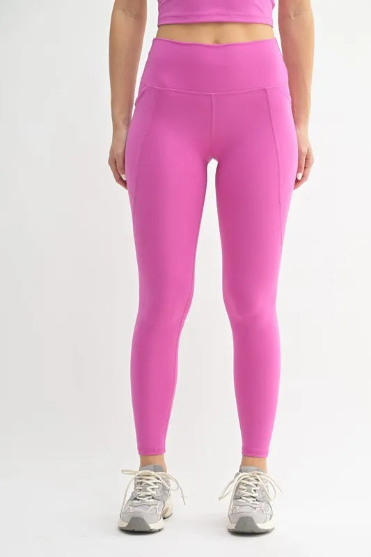 MONO B Venice Cloud Light Sculpt High-Waisted Leggings - kinko