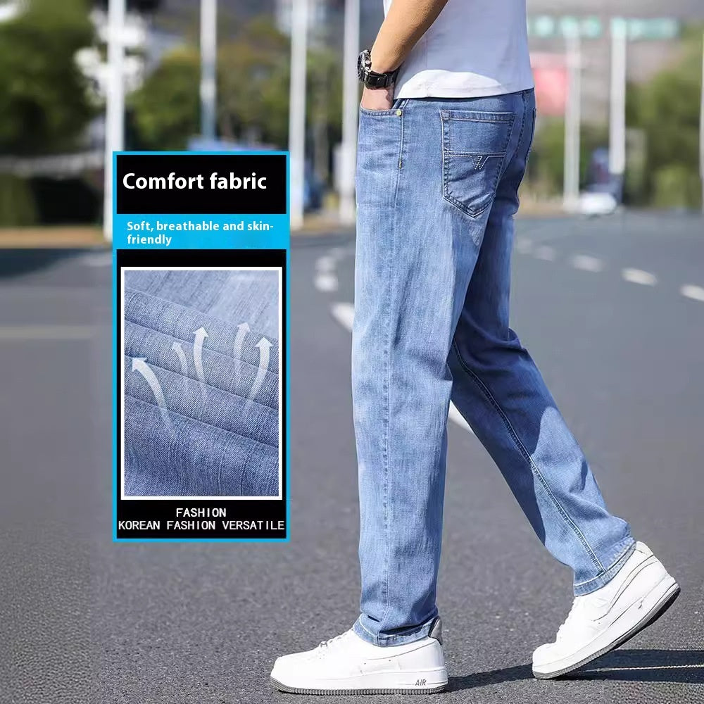 Thin Stretch Business Casual All-match Trousers - kinko