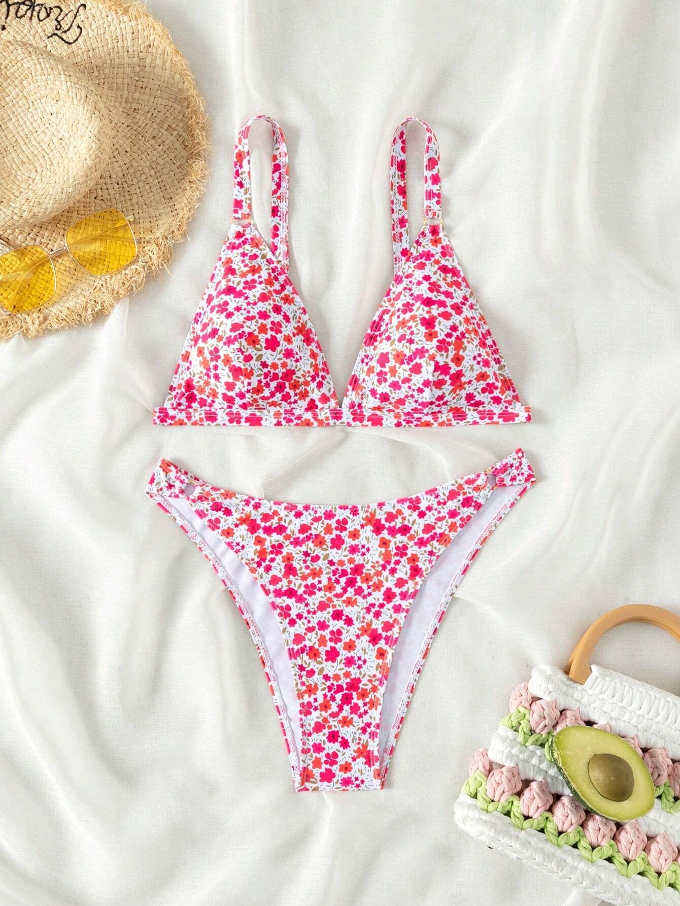 Seaside Beach Sexy Bikini Split Swimsuit - kinko