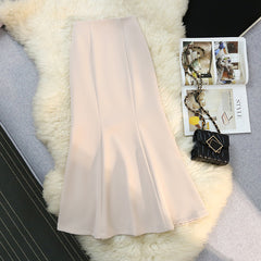 Fishtail High Waist Slimming Sheath Western Style All-matching Skirt - kinko