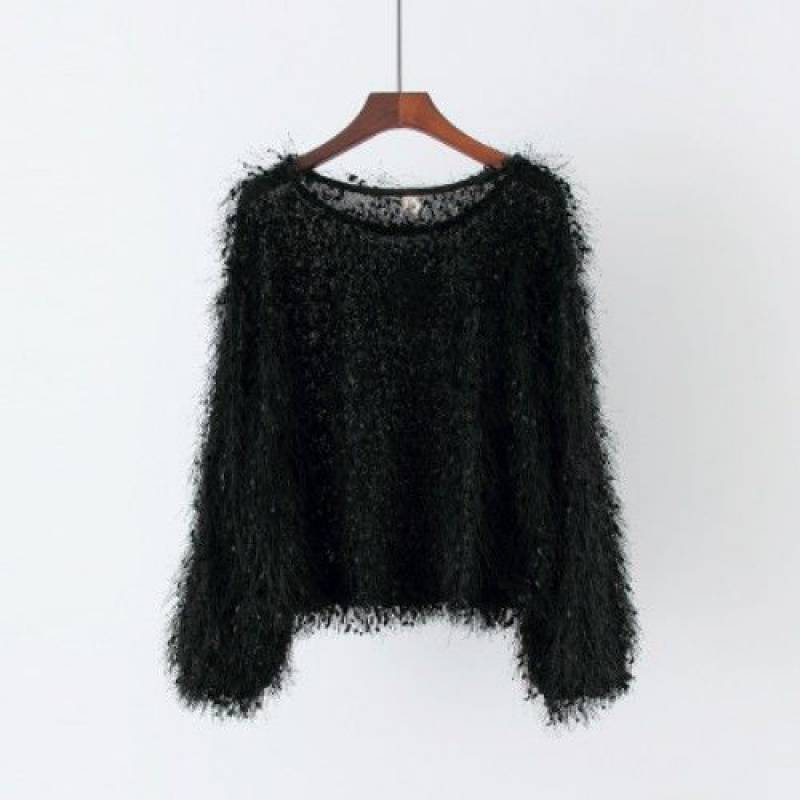 Women's Fashion Personalized Tassel Long-sleeved Top - kinko