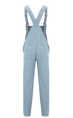 Fashion Men's Sling Denim Romper - kinko