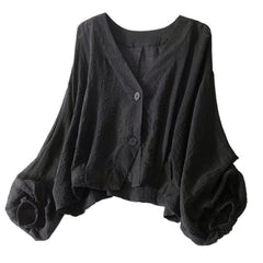 Loose-fitting Lightweight Thin Short Coat - kinko