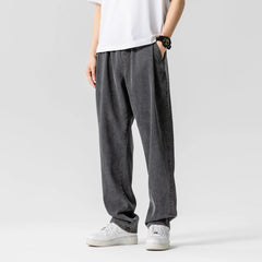 Fashion Simple Loose Casual Men's Thin Straight Jeans - kinko