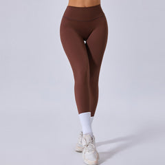 Running Nude Feel Quick-drying Fitness Pants Breathable Outer Wear Tight - kinko