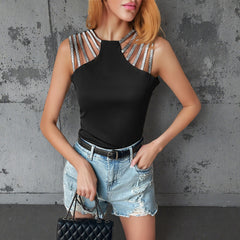 Women's Slim-fit Bottoming Graceful Vest Top - kinko