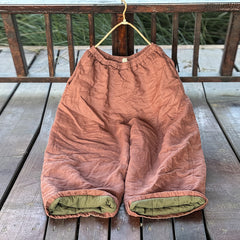 Women's High Temperature Washed Ramie Straight Wide Leg Cotton Pants - kinko