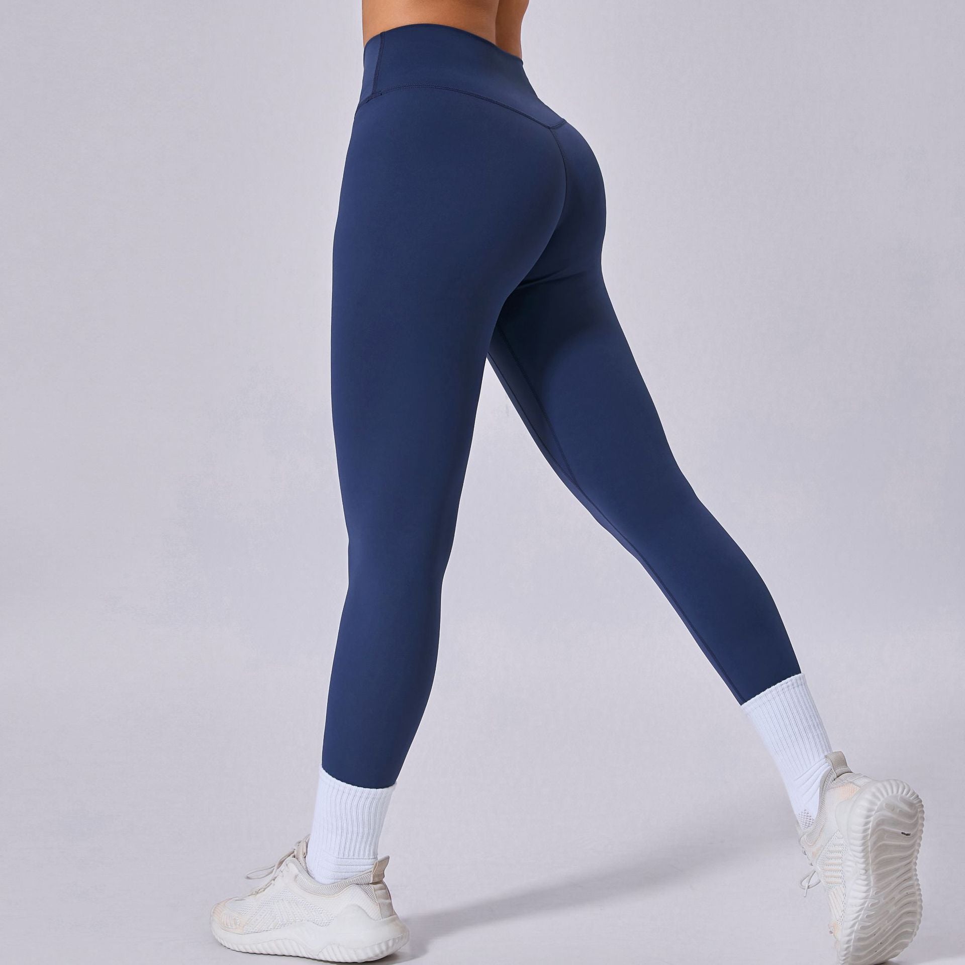 Running Nude Feel Quick-drying Fitness Pants Breathable Outer Wear Tight - kinko