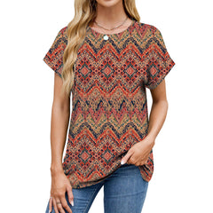 Personality Loose-fitting T-shirt Top Women - kinko
