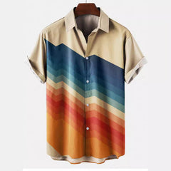 Summer New Plus Size Casual 3D Digital Printing Men's Shirt - kinko