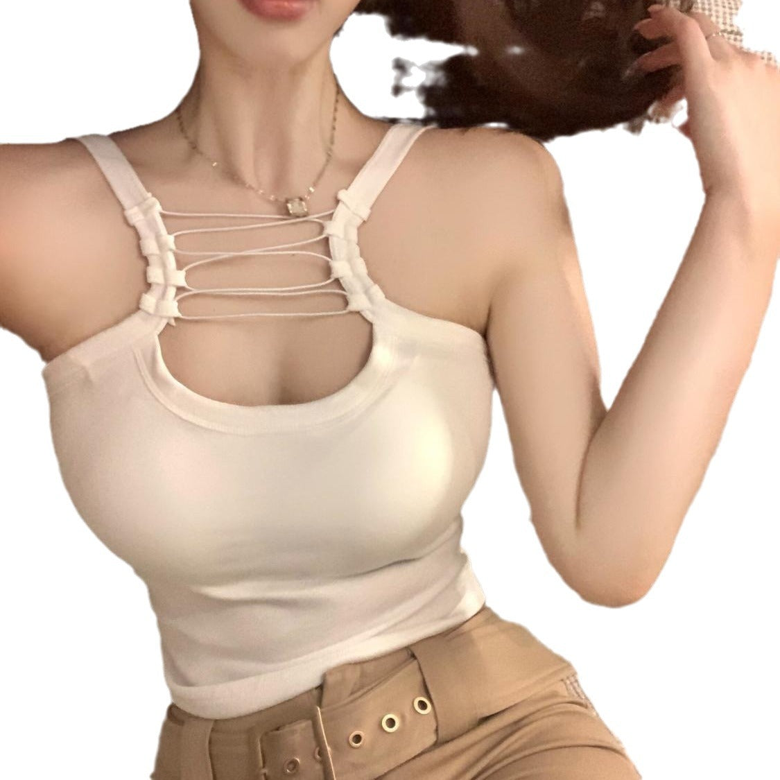 Women's Underwear Outer Wear Pure Desire Short Top - kinko