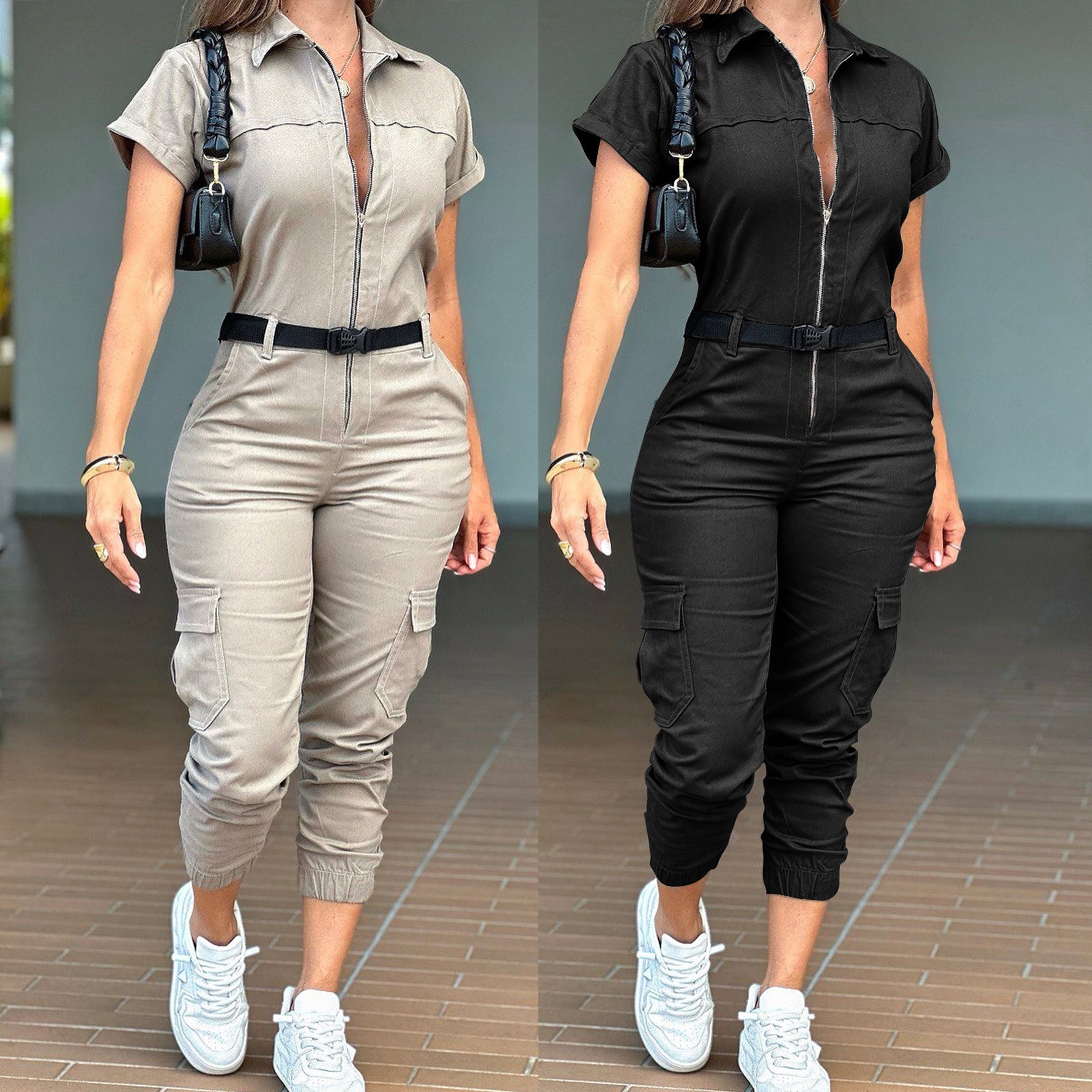 Women's Casual Work Clothes Jumpsuit - kinko