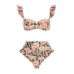 Three Piece Set Bikini Sexy Bikini Split Swimsuit Women Chiffon Dress Swimsuit Outfit