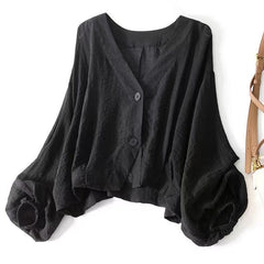 Loose-fitting Lightweight Thin Short Coat - kinko