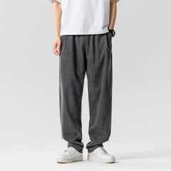 Fashion Simple Loose Casual Men's Thin Straight Jeans - kinko