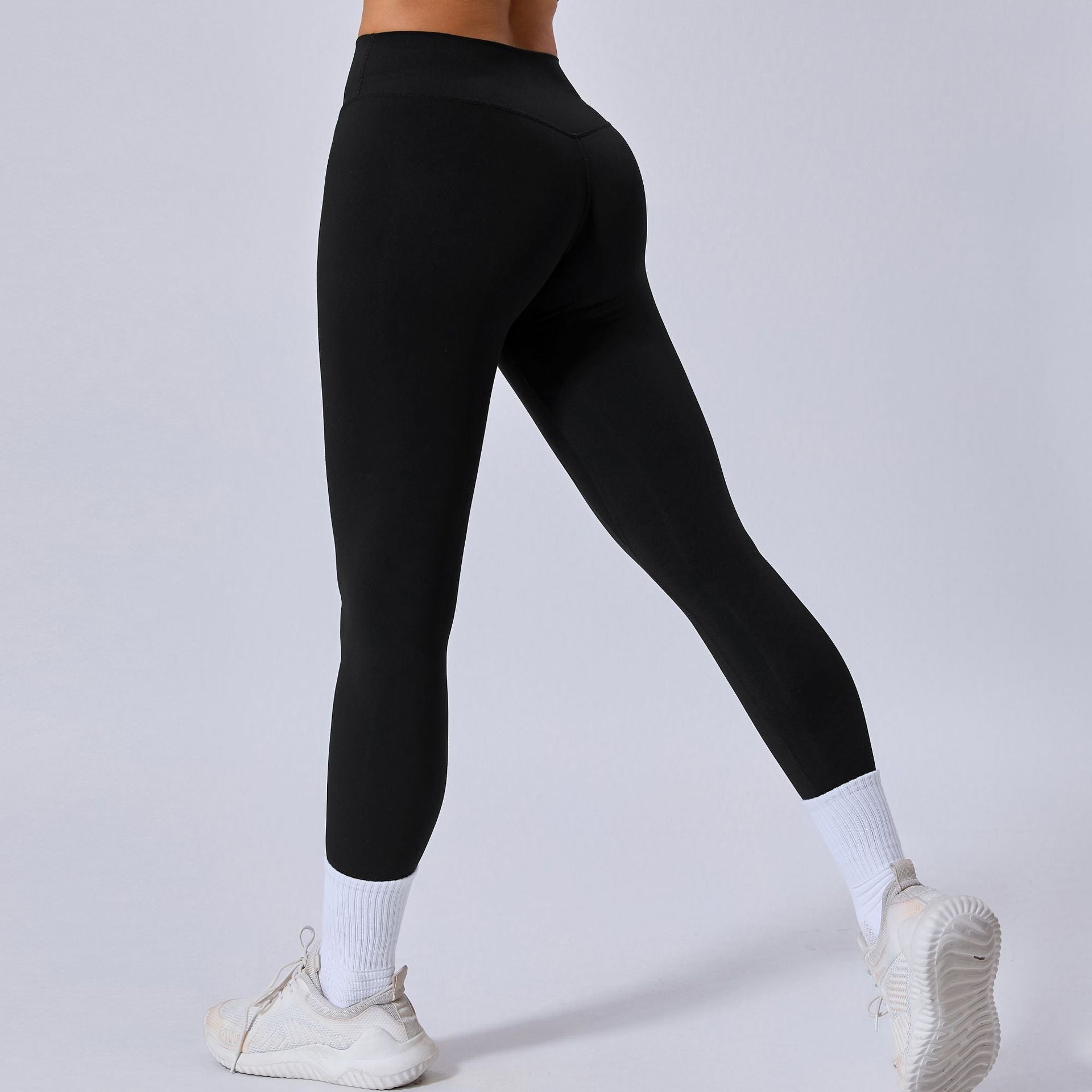 Running Nude Feel Quick-drying Fitness Pants Breathable Outer Wear Tight - kinko