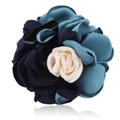 Fashion For Women Hair Accessories Korean Style Headwear Chiffon Jaw Clip Flower Hair Barrette Flower Hair Claw Rose Crab Clip