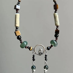 Retro Jewelry Accessories Simple Gift Natural Stone Bracelet New Chinese Style Choker Jade Bracelet Women Jewelry Accessories