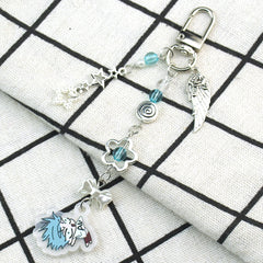 Popular Anime Alien Stage Chibis Keychains for Women Accessories Bag Ivan Till Keyrings Jewelry Fans Couple Friends Gifts