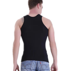 2024 New Men's Summer Lightweight Cotton Vest Sports Casual Home Outdoor Close-Fitting Tops Breathable Quick Drying Loose Vest