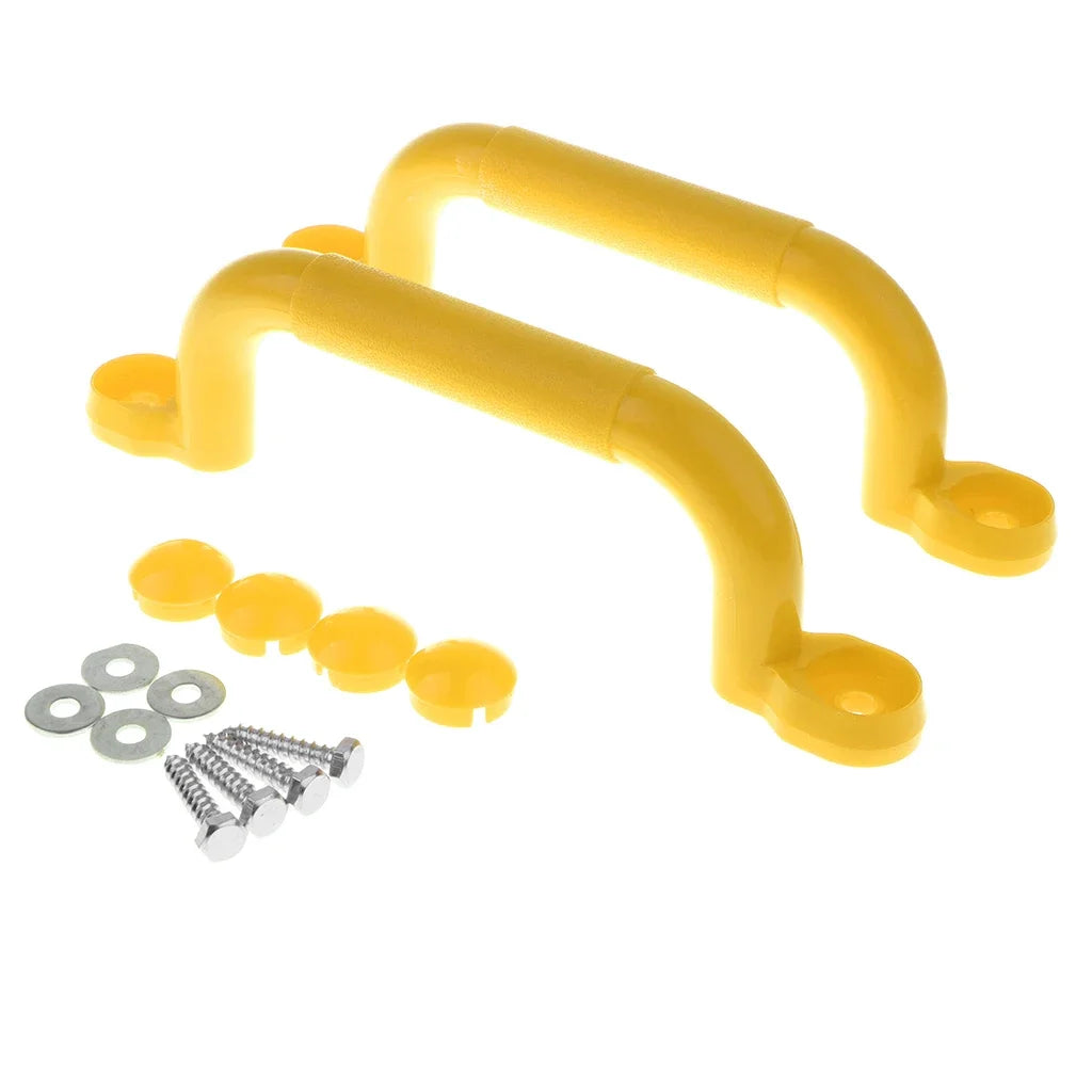 1 Pair Kids Outdoor Toys Children Playground Safety Nonslip Handle Mounting Hardware Kits Climbing Frame Swing Toy Accessories