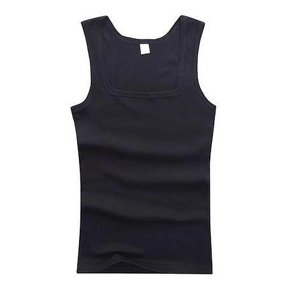 Casual Men's Tank Top Gym Clothing Man Sleeveless Shirt Summer Bodybuilding Vest Gym Fitness Muscle Singlet Clothes T-shirt Hot