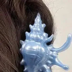 Ocean Shark Claw Clip For Women Conch Hair Claw Clip For Cute Beach Hair Accessories