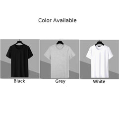 Hot Fashion T-shirts Mens Solid Stretch Baselayer Unisex Basic Bottoming Breathable Comfort Plain Short Sleeve