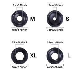 Ring of Accessories For Penis Pump Black Ring Sleeve Penis Enlargement Vacuum Pump And Extender Replacement Part Sex Toy For Men