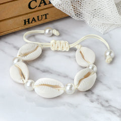 Women Shell Ankle Bracelets Summer Barefoot Bracelet  Ocean Beach Multicolor Adjustable Knot Bohemian Accessories Jewelry Gifts