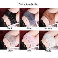 Women Ladies Sexy Lingerie Underwear Thin Breathable Lace Transparent Stitching Letter Printing Medium Waist