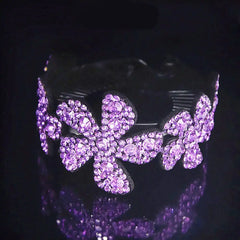 Accessories Rhinestone Floral Hair Accessories Women Twistclip Hairclaw Barrettes Hair Pins Headwear